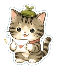 おてがみを持つくむっと